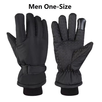 Men Winter Ski Gloves Waterproof Windproof Outdoor Sport Cycling Bike Bicycle Motorcycle Hiking Camping Hand Warm Gloves