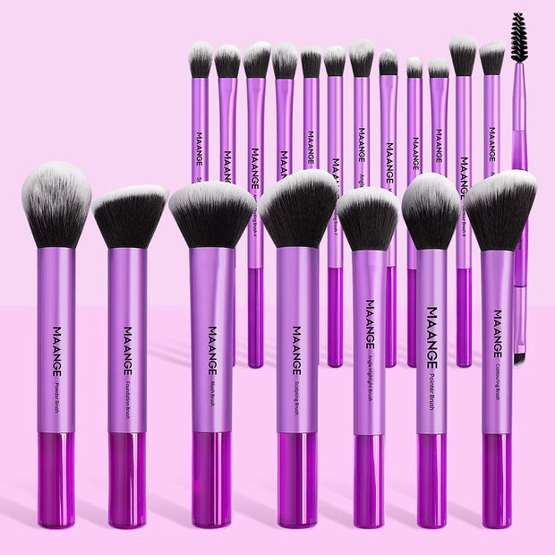 Professional Makeup Brush Set 20PCS Soft Detail Foundation Blush Concealer Eyeshadow Brush Skin-Friendly Makeup Tools