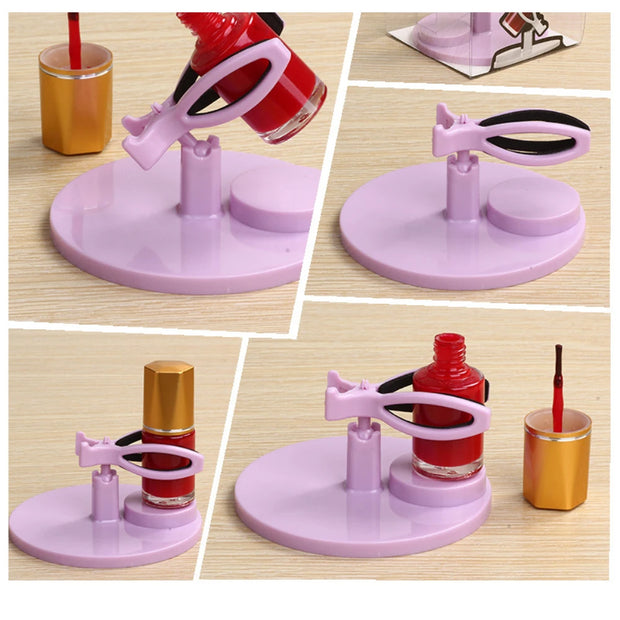 Nail Polish Glue Fixing Clip Not Easy to Fall off Economic New Nail Enhancement Tool Display Stand Grip Is Strong Curved Design