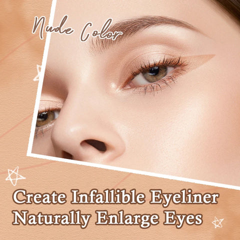 Eyeliner with Pencil Black\White\Nude Color Sharpener Long Lasting Liner Eye Waterproof Gel Eye Makeup