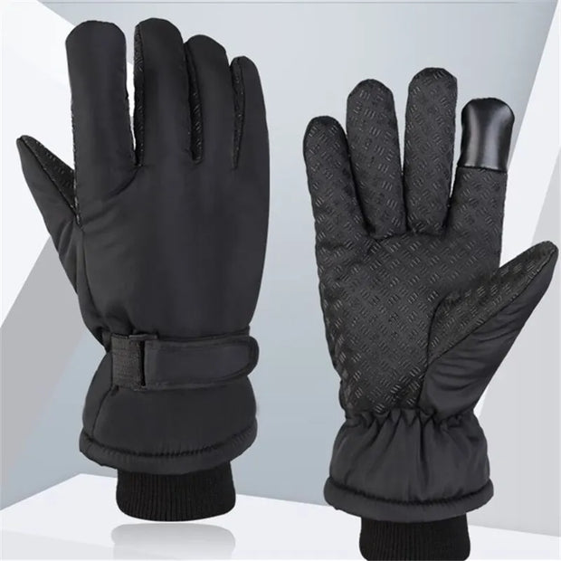 Men Winter Ski Gloves Waterproof Windproof Outdoor Sport Cycling Bike Bicycle Motorcycle Hiking Camping Hand Warm Gloves