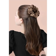 5Pcs/Set Woman Elegant Hair Band Solid Color Large Scrunchie Hair Ties Daily Simple Ponytail Holder Girls Hair Accessories