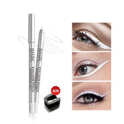 Eyeliner with Pencil Black\White\Nude Color Sharpener Long Lasting Liner Eye Waterproof Gel Eye Makeup